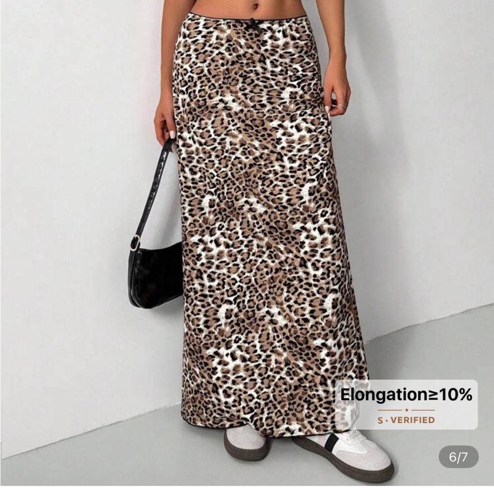PacSun Animal Print A-Line Skirt